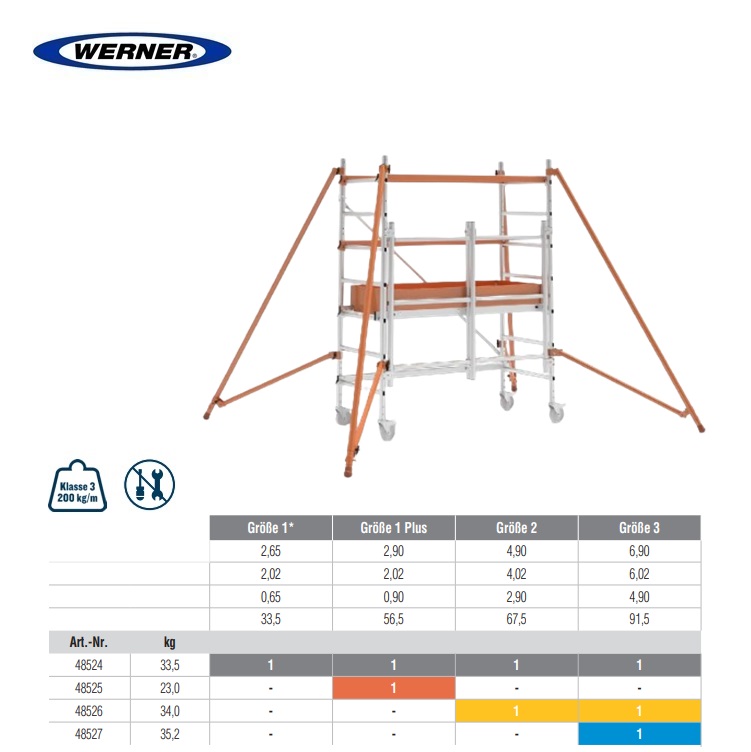 Vouwsteiger WernerTower EN1004 B