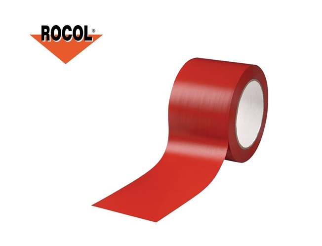 Markering tape rood 75mmx33m Easy Tape