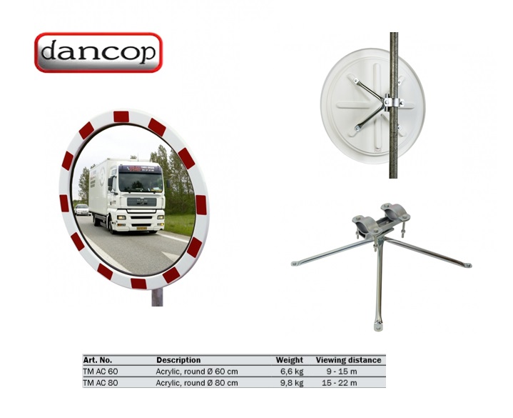 Verkeersspiegel TM AC 100 x120 acryl | DKMTools - DKM Tools