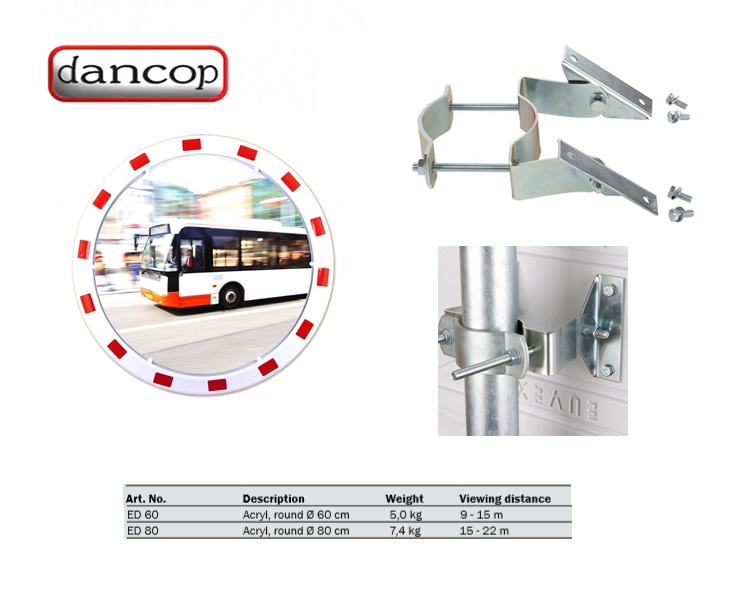 Verkeersspiegel Euvex ED 80 x 100 | DKMTools - DKM Tools