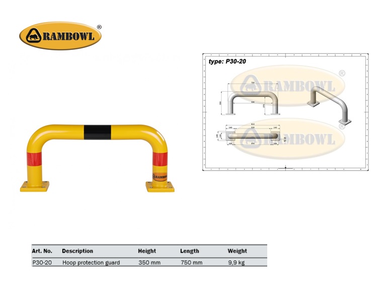 Beschermingsbeugel 350 x 1000 mm | DKMTools - DKM Tools