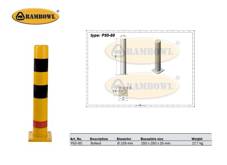 Rampaal Kunststof P50-70 273mm Rambowl | DKMTools - DKM Tools