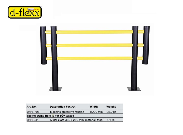 Foxtrot Machinebeschermingshek 1500 mm | DKMTools - DKM Tools