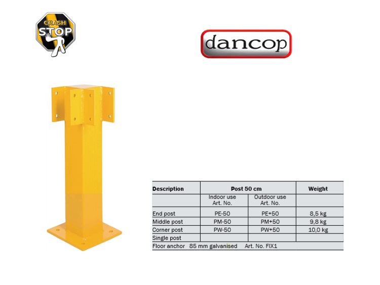 Hoek paal PW-50 50cm | DKMTools - DKM Tools