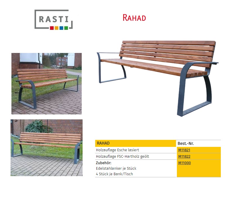 Parkbank RAHAD essen latten