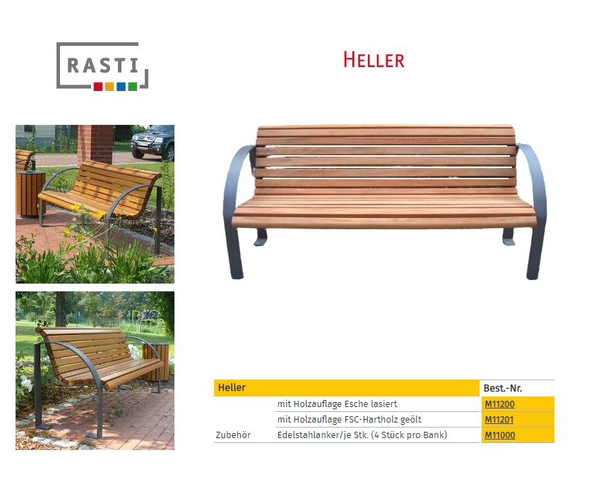 Parkbank HELLER essen latten