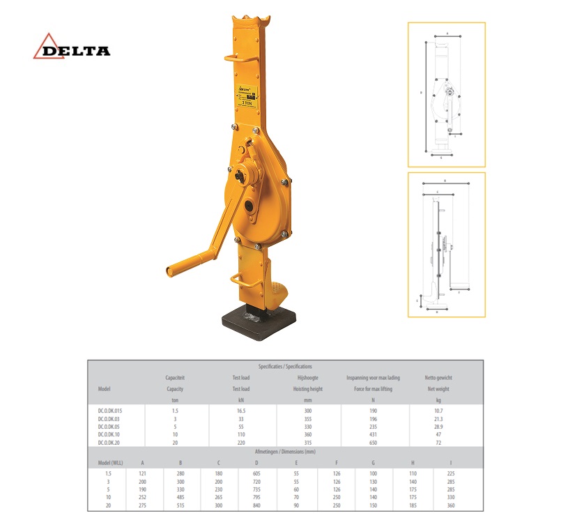 Dommekracht 10000 kg | DKMTools - DKM Tools