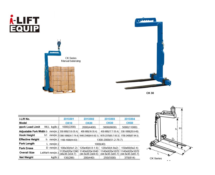 Pallethaak CK10 1000 kg