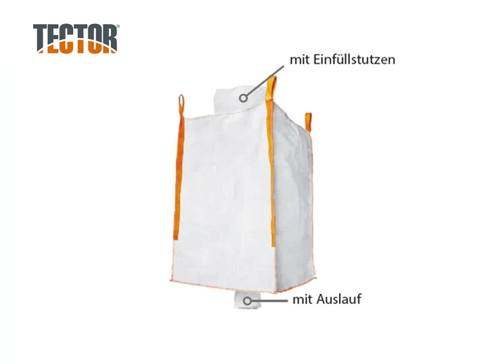 Big Bag met ingang en Uitlaat 90 x 90 x 115 cm