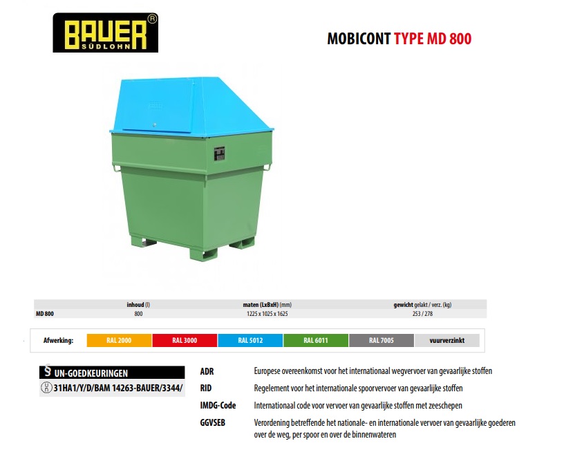 MobiCont MD 800 RAL 3000 | DKMTools - DKM Tools