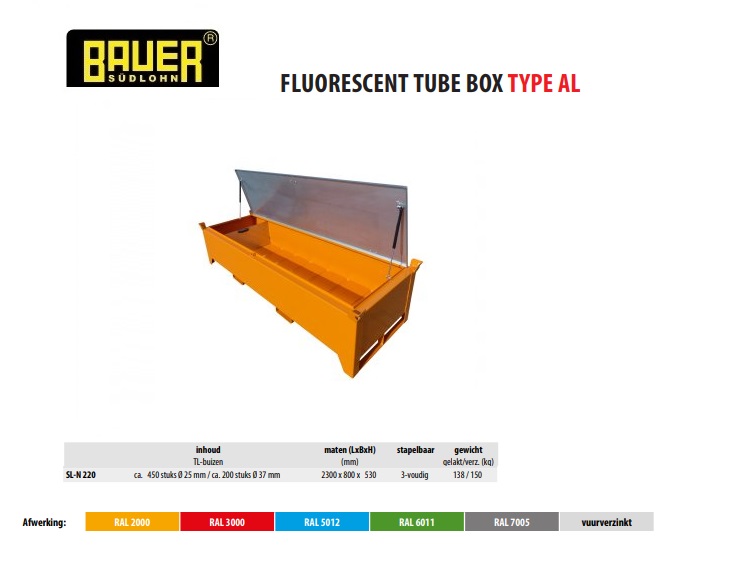 TL-buizenbox SL-N 220 RAL 3000 | DKMTools - DKM Tools