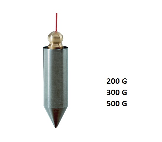 Schietlood cilindrisch 200 gram