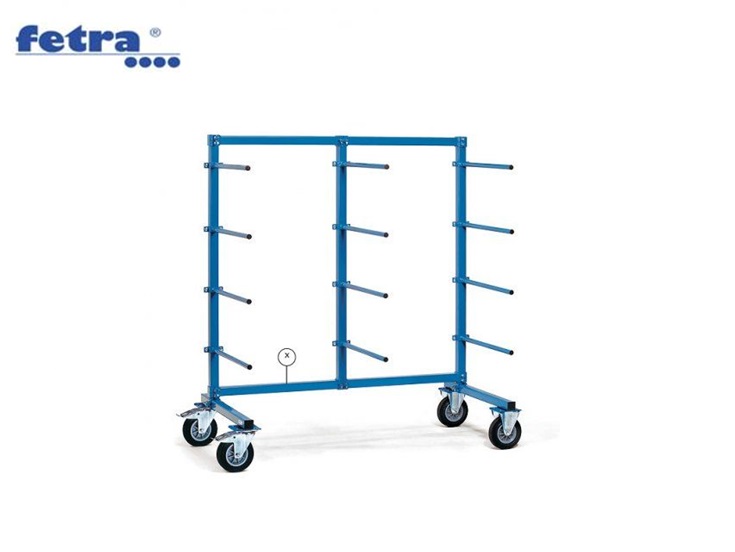 Fetra Horizontale steun voor Draagarmwagen 1600 mm lang - incl. bevestigingsmateriaal