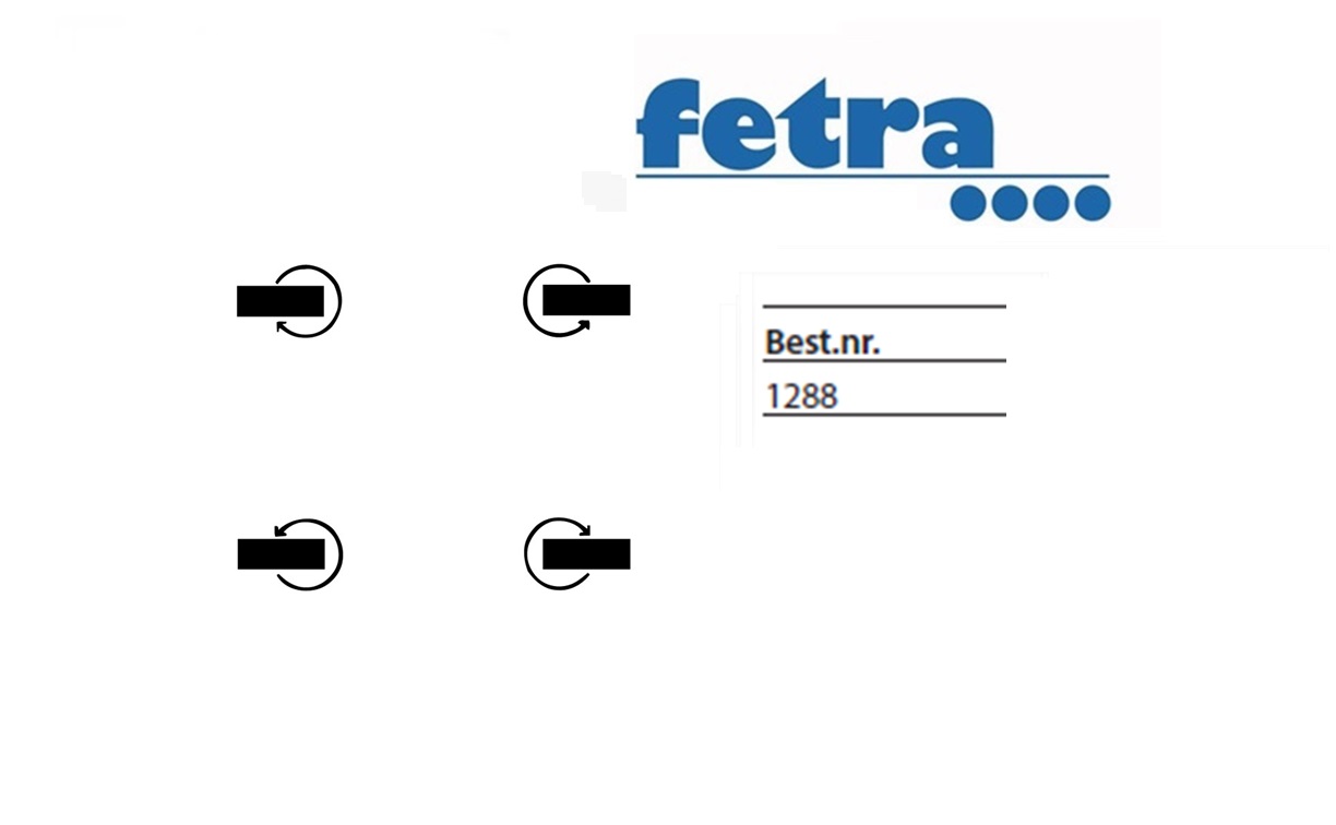 Fetra 4 Zwenkwielen - wiel-ø 250 mm Meerprijs