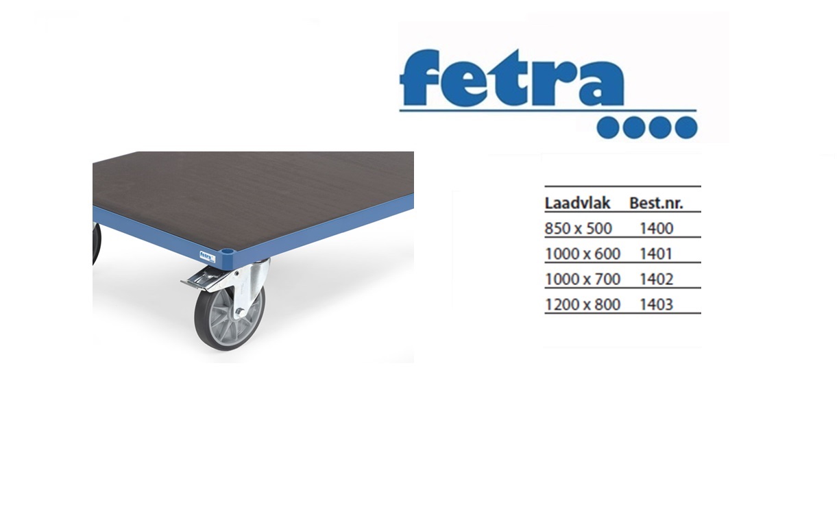 Fetra Watervaste platformen voor MultiVario Meerprijs, 850 x 500 mm