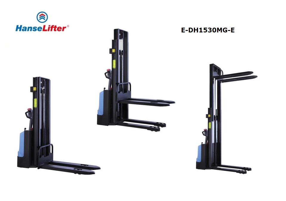 Elektrische meeloopstapelaar E-DH1530MG-E 1500kg - 3.0mtr