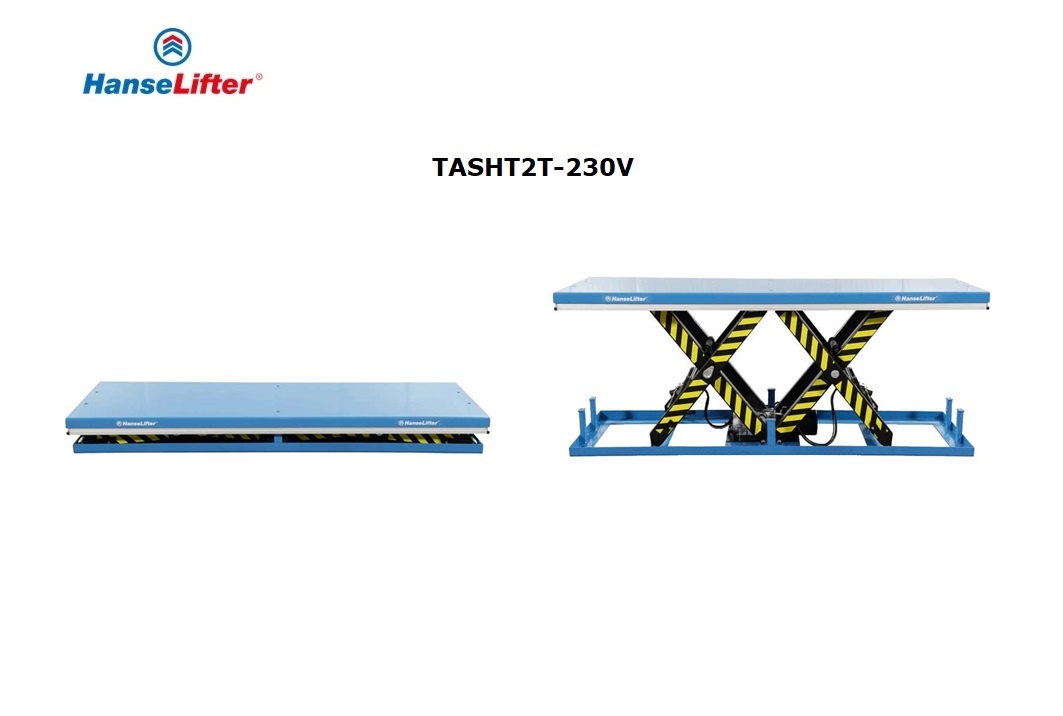 Heftafel met tandemschaar TASHT2T-230V 2000 kg 205-990mm