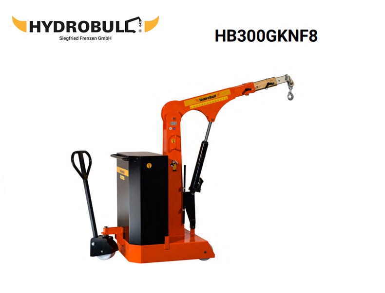 Hydrobull kleine kraan met contragewicht met 300 kg laadvermogen | DKMTools - DKM Tools
