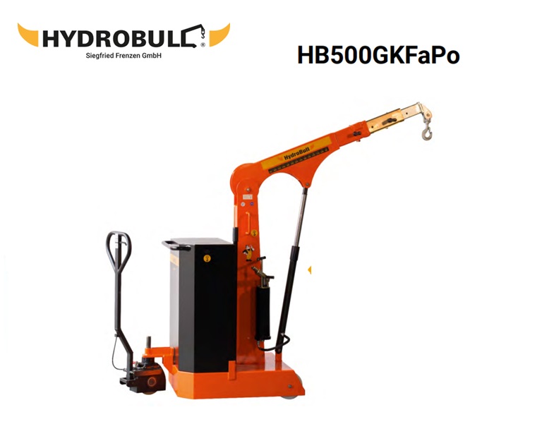 Hydrobull industriekraan met contragewicht HB500GKFaPo 1