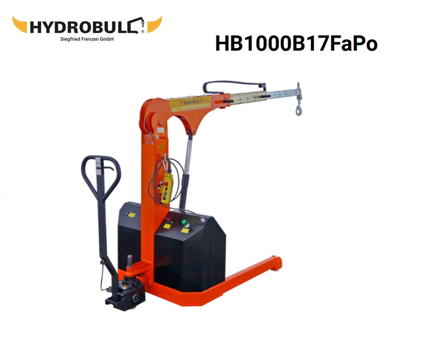 Elektrobull elektrische kraan met contragewicht HB1000GKBRPA18A3 1, 2, 3 | DKMTools - DKM Tools