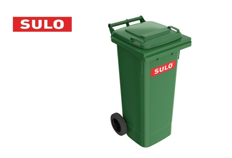 Sulo Vuilcontainer 120 l Geel van lagedruk-PE wiel-d.200mm | DKMTools - DKM Tools