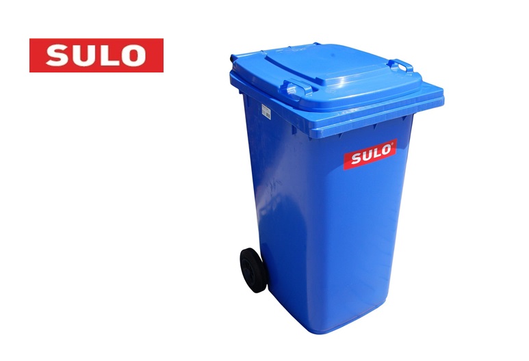Sulo Vuilcontainer 120 l Rood van lagedruk-PE wiel-d.200mm | DKMTools - DKM Tools