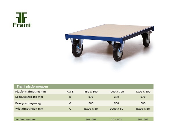 Platformwagen 1200x800mm | DKMTools - DKM Tools