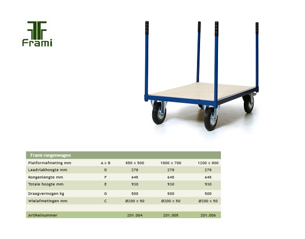 Rongenwagen 1200x800mm | DKMTools - DKM Tools