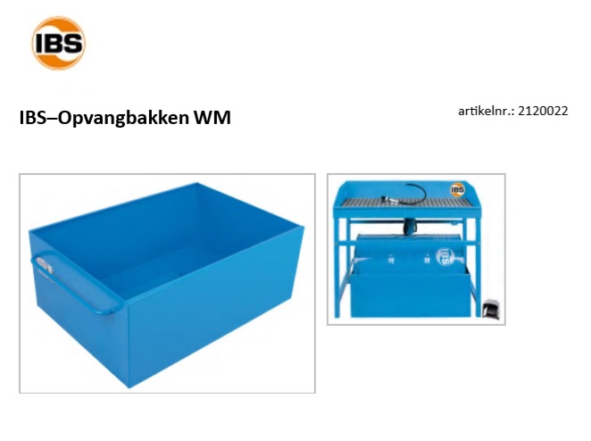 IBS-Opvangbakken Type WF | DKMTools - DKM Tools