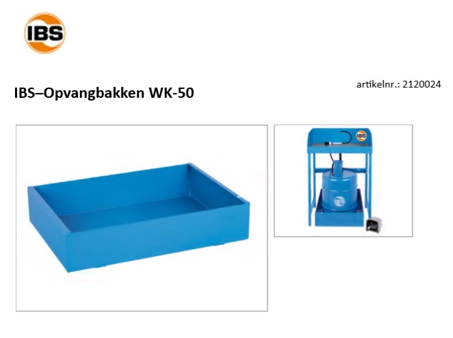 IBS-Opvangbakken Type WF | DKMTools - DKM Tools