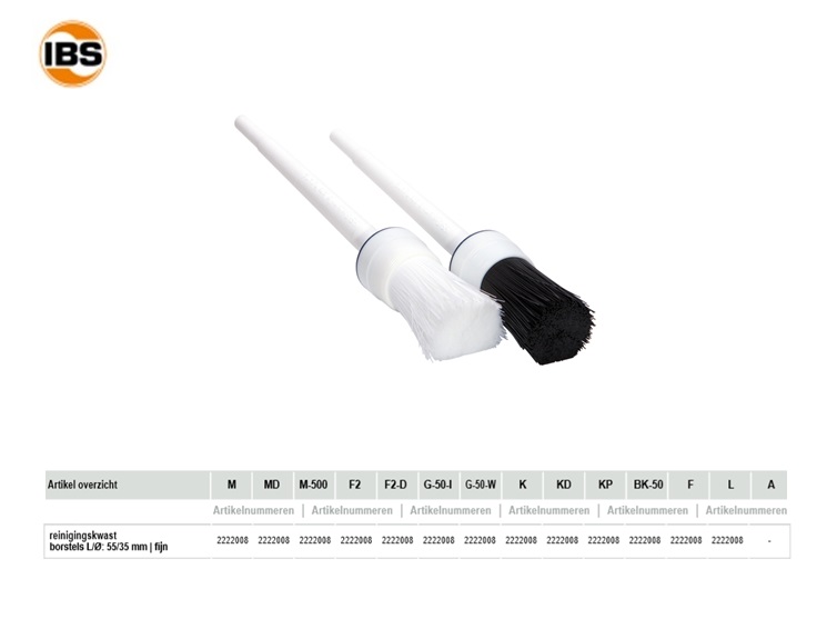 Reinigingskwast borstels 35/50 mm grof | DKMTools - DKM Tools