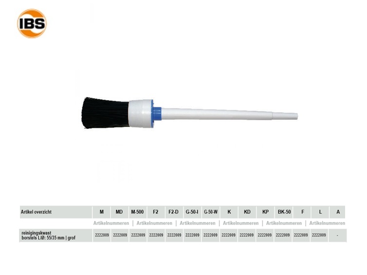 Reinigingskwast borstels 35/50 mm fijn | DKMTools - DKM Tools