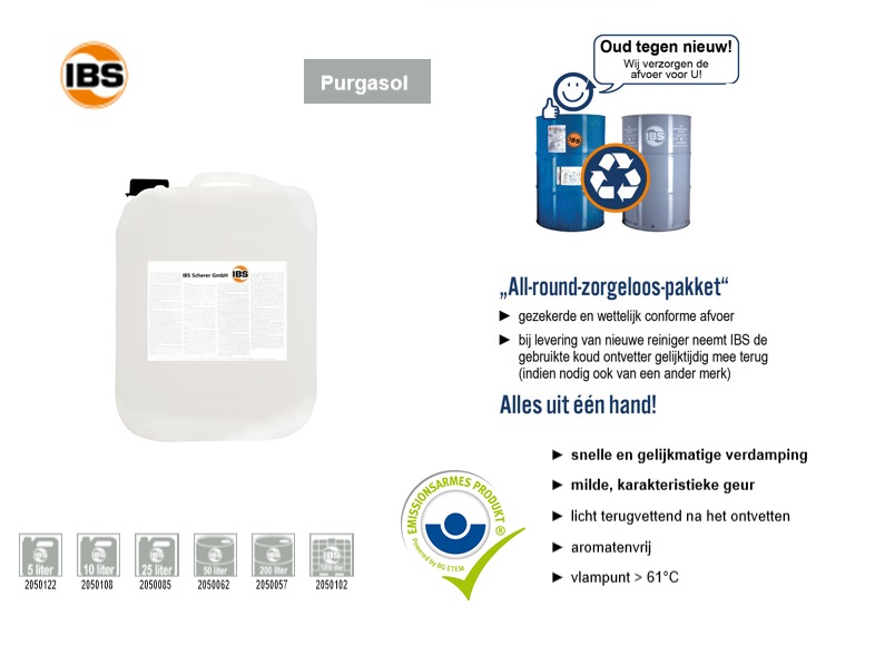 Koudontvetter Purgasol 25l