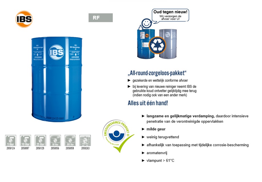 Koudontvetter RF 200 Liter