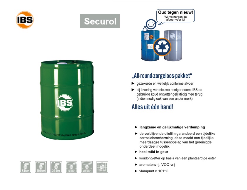 Koudontvetter Securol 50 Liter