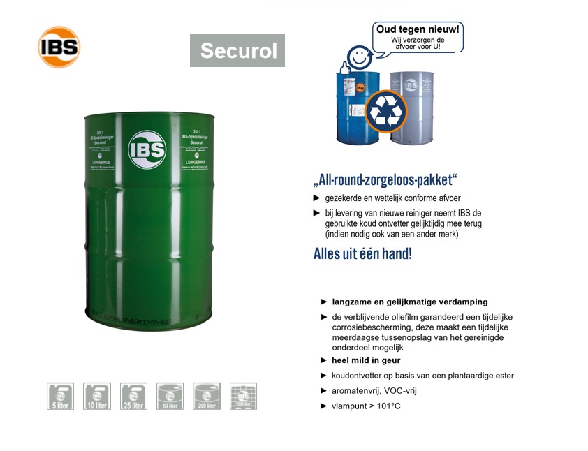 Koudontvetter Securol 200 Liter