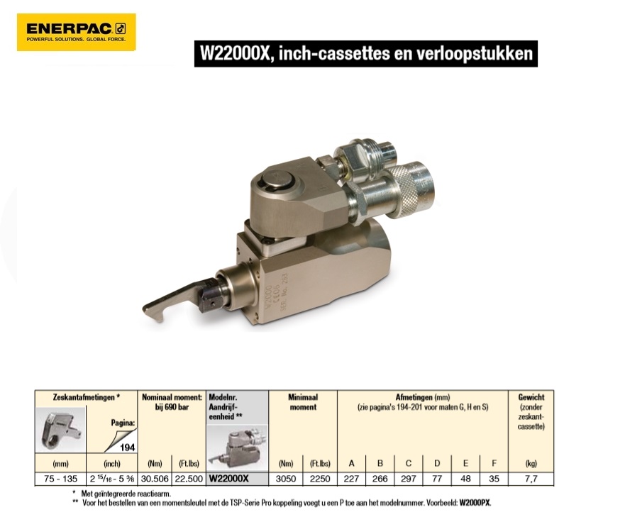 Aandrijfeenheid 30.506 Nm WITH 360°-160° TSP SWIVEL | DKMTools - DKM Tools