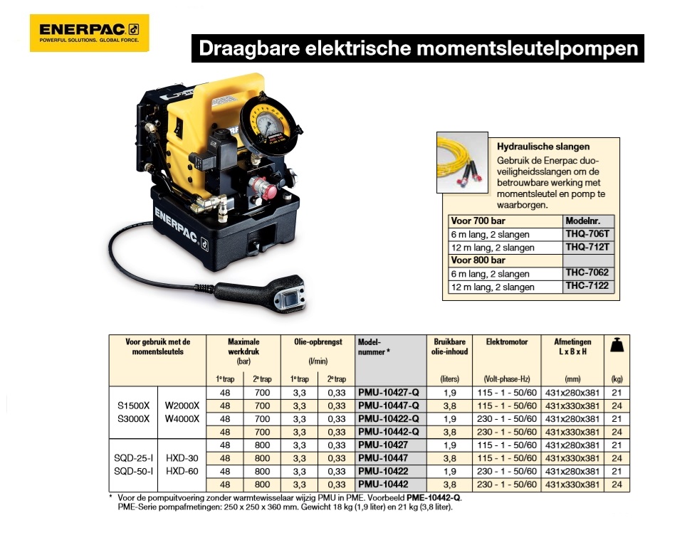 Elektrische momentsleutelpomp 230VAC/1ph | DKMTools - DKM Tools