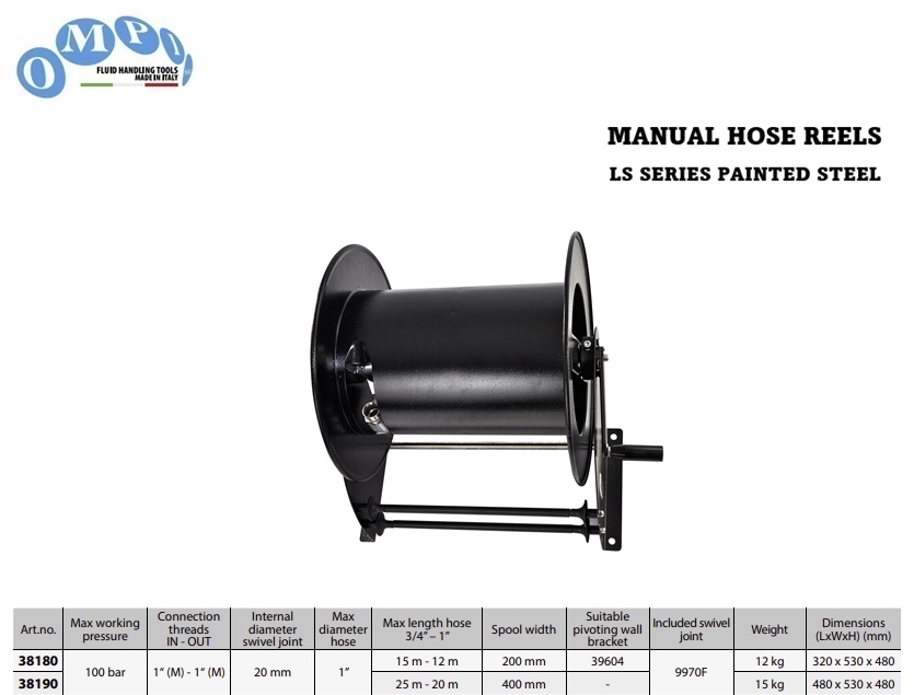 Handmatige Slanghaspel LS series