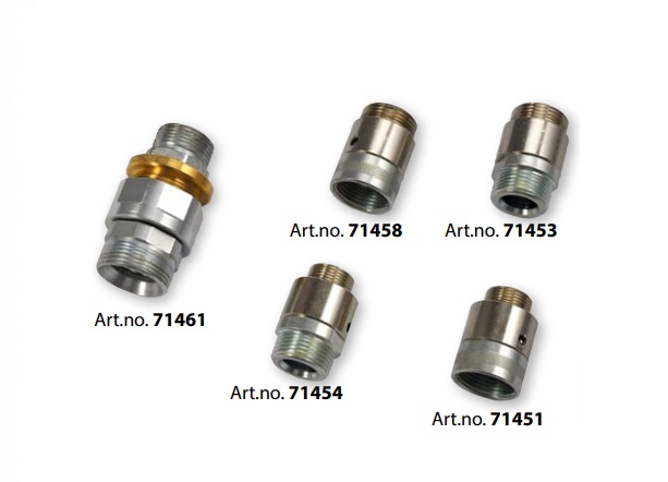 Olie- en dieselinlaat draaibaar M 3/4” x F 1” BSP