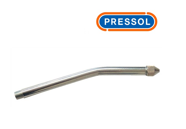 Sproeibuis-gebogen-M 10 x 1 bu 150 mm-spits mondstuk | DKMTools - DKM Tools