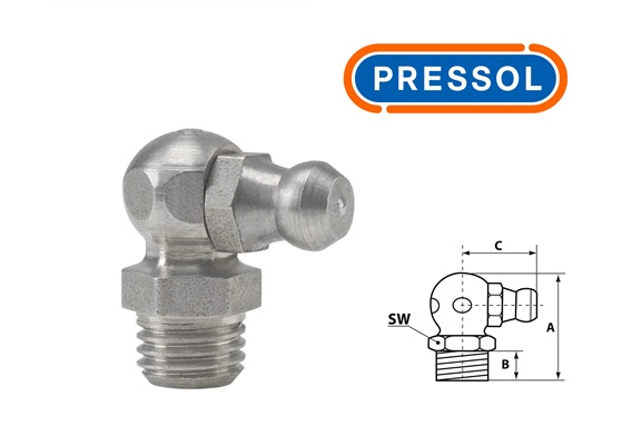 Kegelsmeernippel H3-90° 1/8`` NPT-VZ-SK-SW 11 | DKMTools - DKM Tools