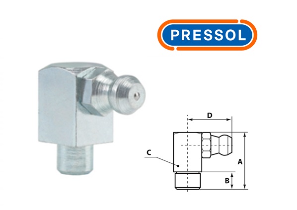 Kegelschmiernippel H3-90° F 10 x 1-SFG-VZ-VK-SW 11 | DKMTools - DKM Tools