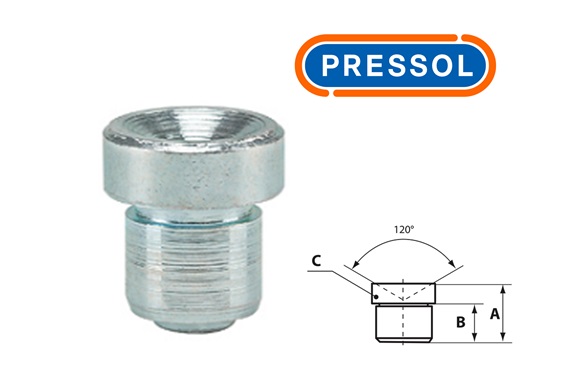 Trechtersmeernippel D1 A 4/5-Ø 4-KØ 5-VZ-rond-ESN