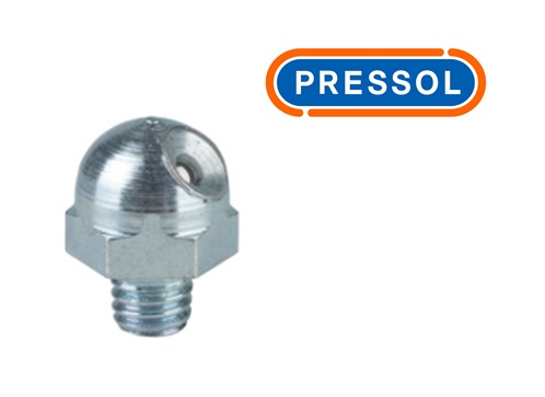 Trechtersmeernippel D2-45° M 6 x 1-VZ-SK-SW 11