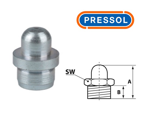 Kogelsmeernippel K1 A Ø 5 mm-VZ-rund-ESN