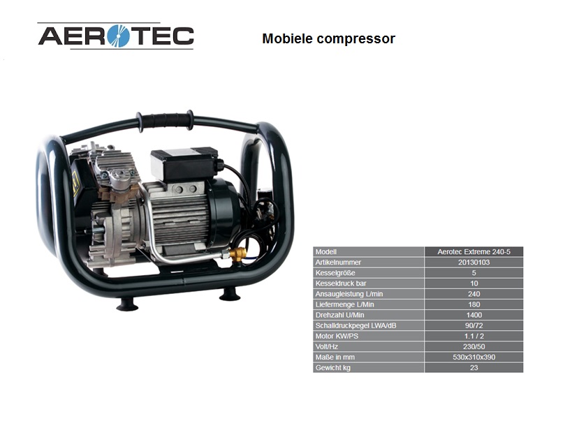 Aerotec compressor Extreme 240-5 - 230 V