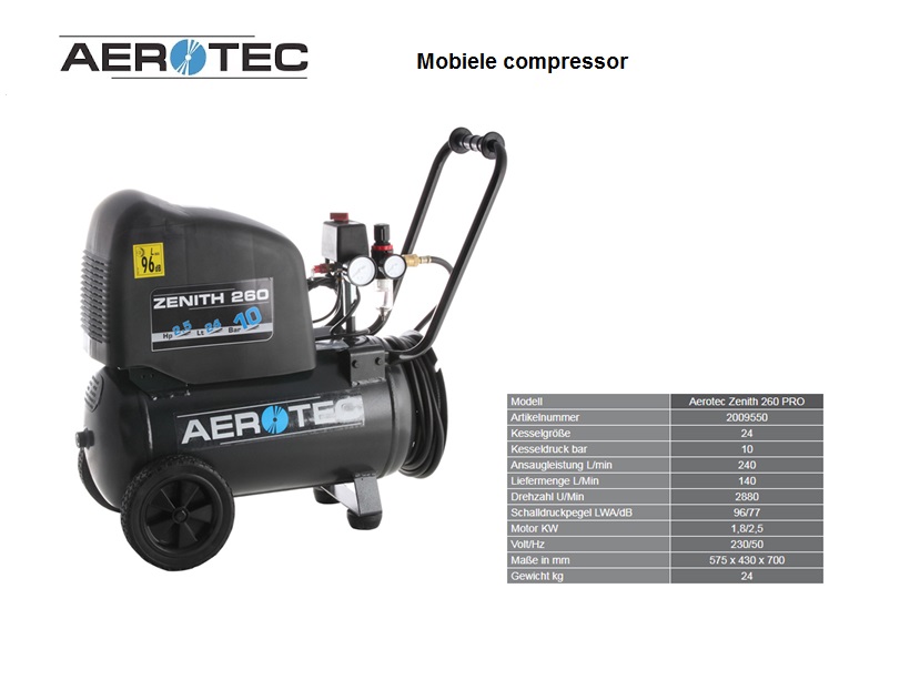 Aerotec Zuigercompressor 890-90 PRO - 400V | DKMTools - DKM Tools