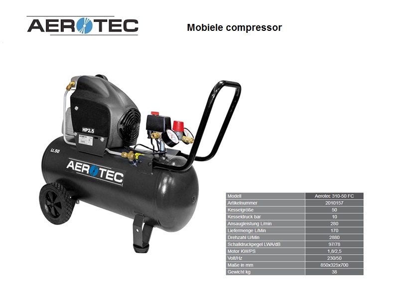 Aerotec  zuigercompressor Super SILENT 90 CT3 - 230 V | DKMTools - DKM Tools