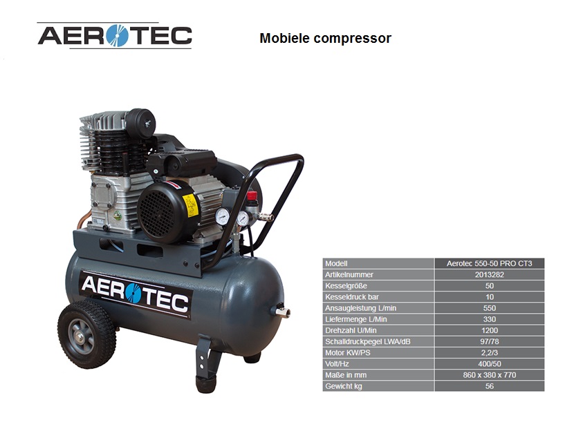 Aerotec zuigercompressor 220-24 FC  - 230 V | DKMTools - DKM Tools